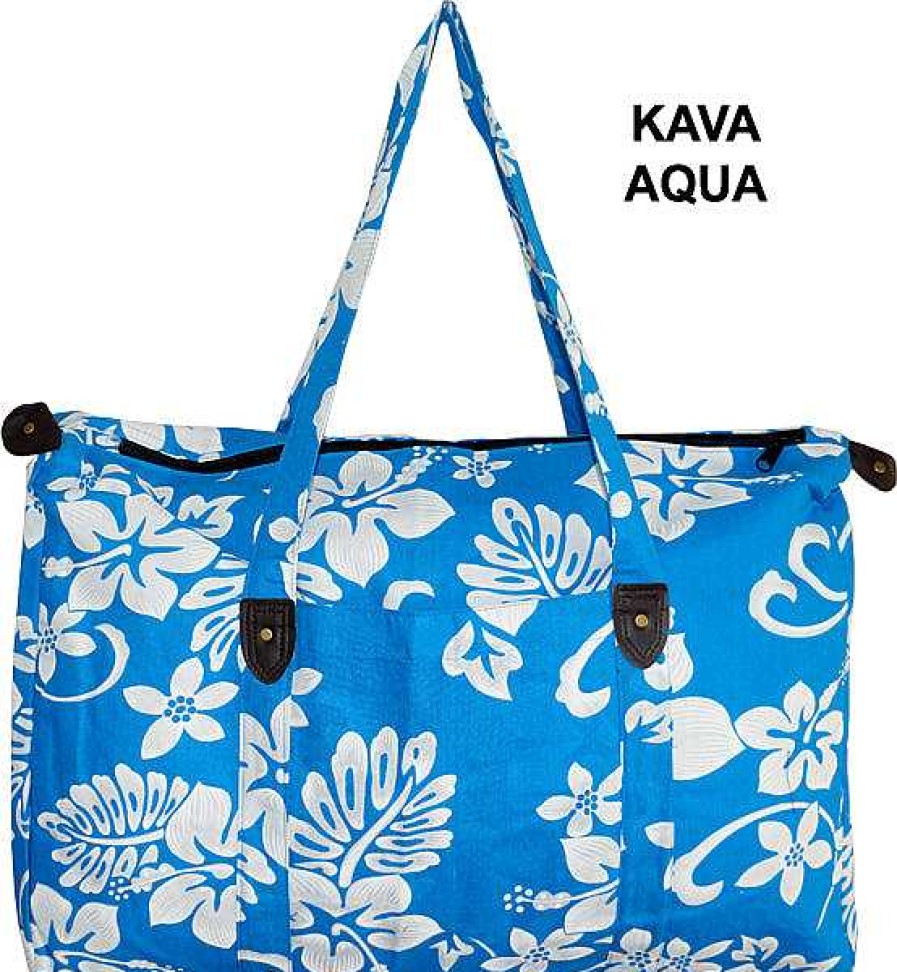 Accessories Sundrenched Jumbo Carry Bags | Kava Print Jumbo Bags