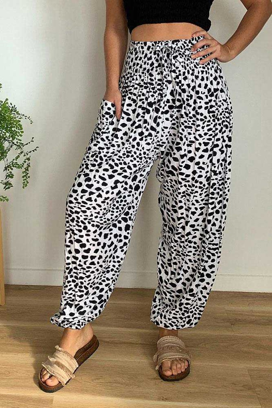 Plus Size Sundrenched | Harem Pant "Spotty"