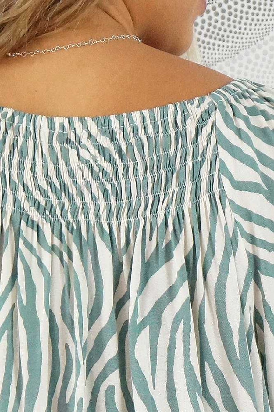 Ladies Sundrenched | Noosa Top "Madagascar" Teal