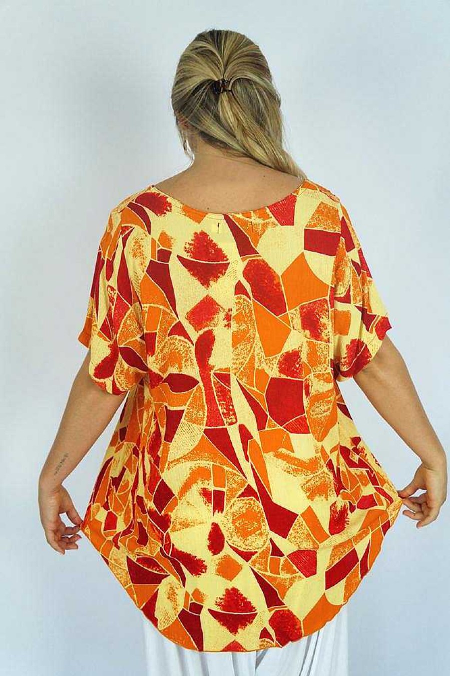 Plus Size Sundrenched | Newport Top "Random"