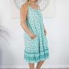 Ladies Sundrenched Short Dresses | Chandra Dress "Ottoman"