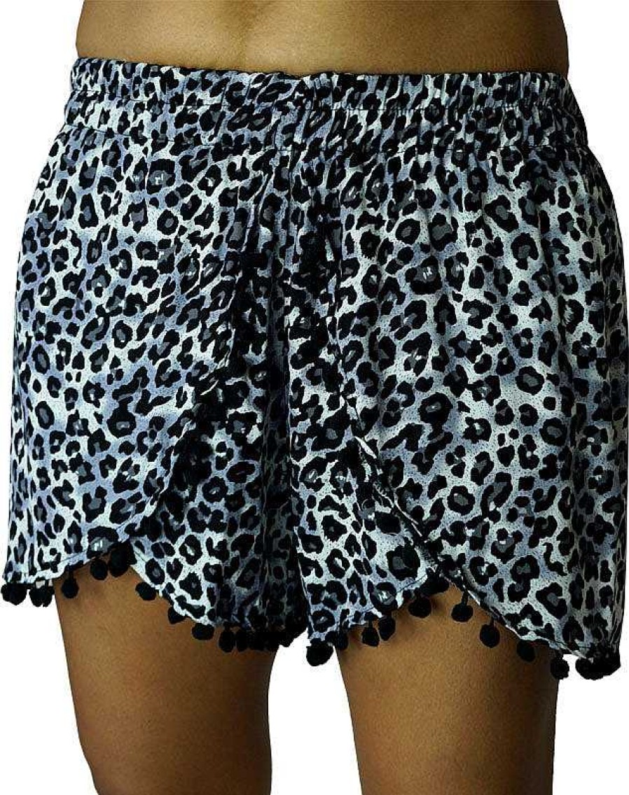 Ladies Sundrenched | Pom Pom Skort "Baby Cheetah"