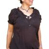 Plus Size Sundrenched | Peasant Top