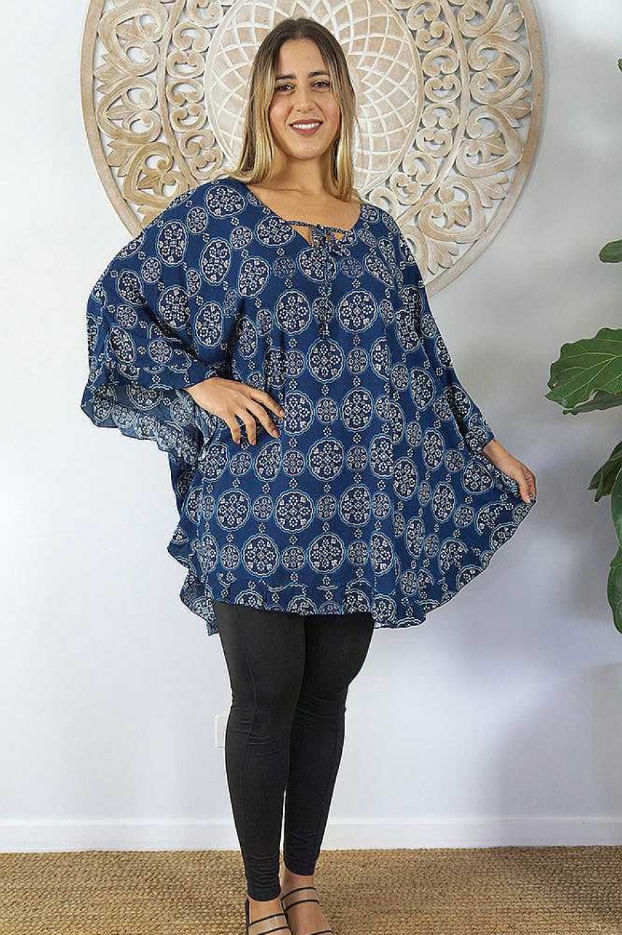 Ladies Sundrenched | Jasmin Top "Katmandu" Navy