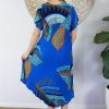 Ladies Sundrenched Long Dresses | Newport Dress "Aztec" Royal