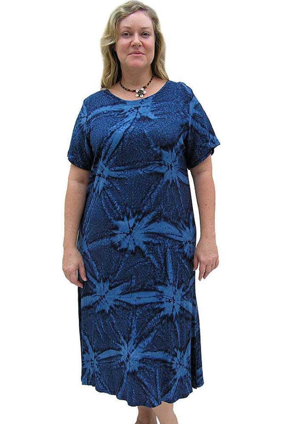 Plus Size Sundrenched | 3/4 Sleeve Dress "Spiderweb"