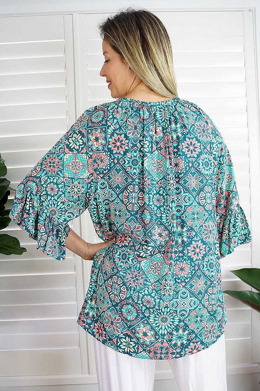 Ladies Sundrenched | Panama Top "Tijuana"