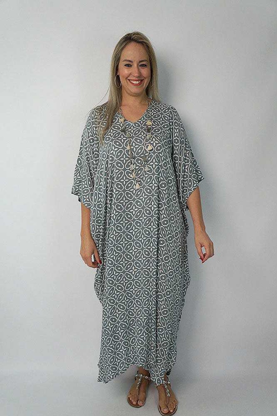 Ladies Sundrenched Regular Kaftans | Long Kaftan "Links"