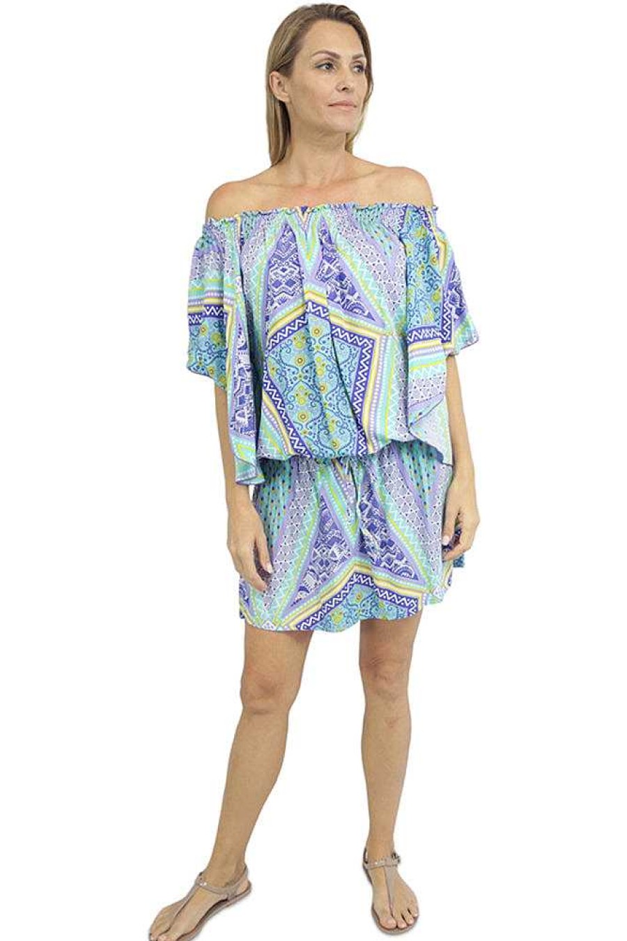 Ladies Sundrenched Short Dresses | Wing Dress "Tapestry"