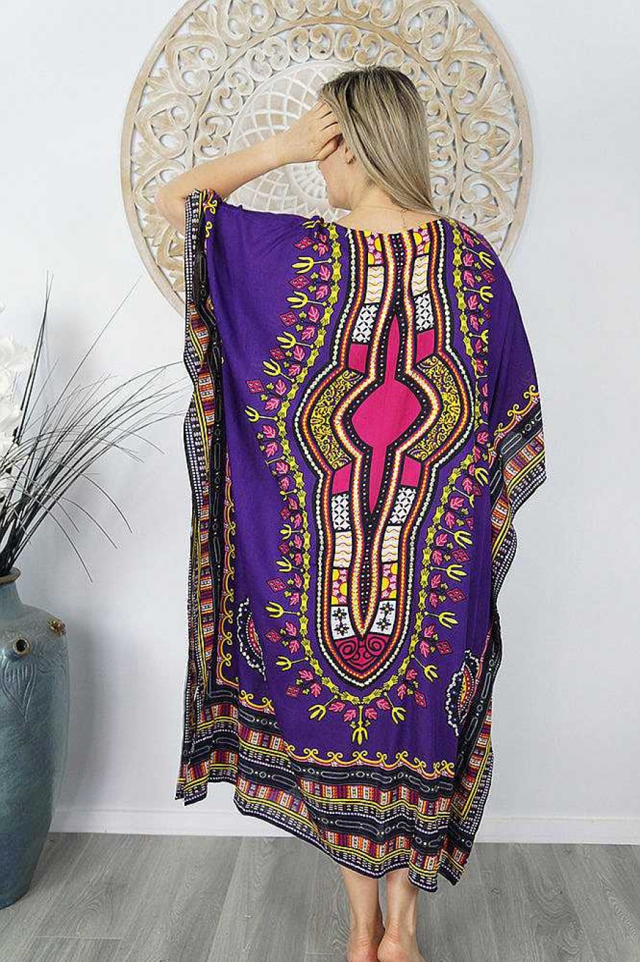 Ladies Sundrenched Bling Kaftans | Long Kaftan "Bling" (Sequined) "Inca"