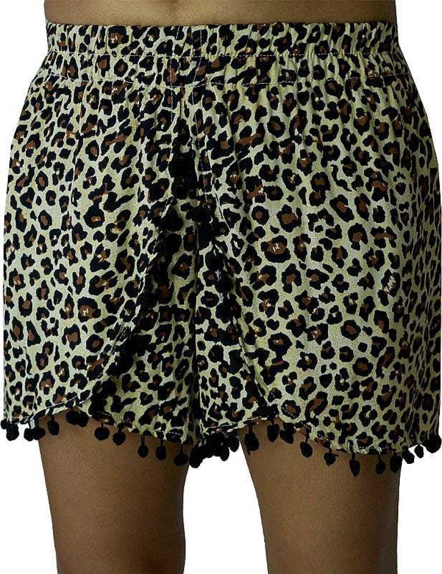 Ladies Sundrenched | Pom Pom Skort "Baby Cheetah"