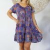 Ladies Sundrenched Short Dresses | Kiki Dress "Batik Paisley"