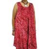 Plus Size Sundrenched | Niche Dress "Coral" Print