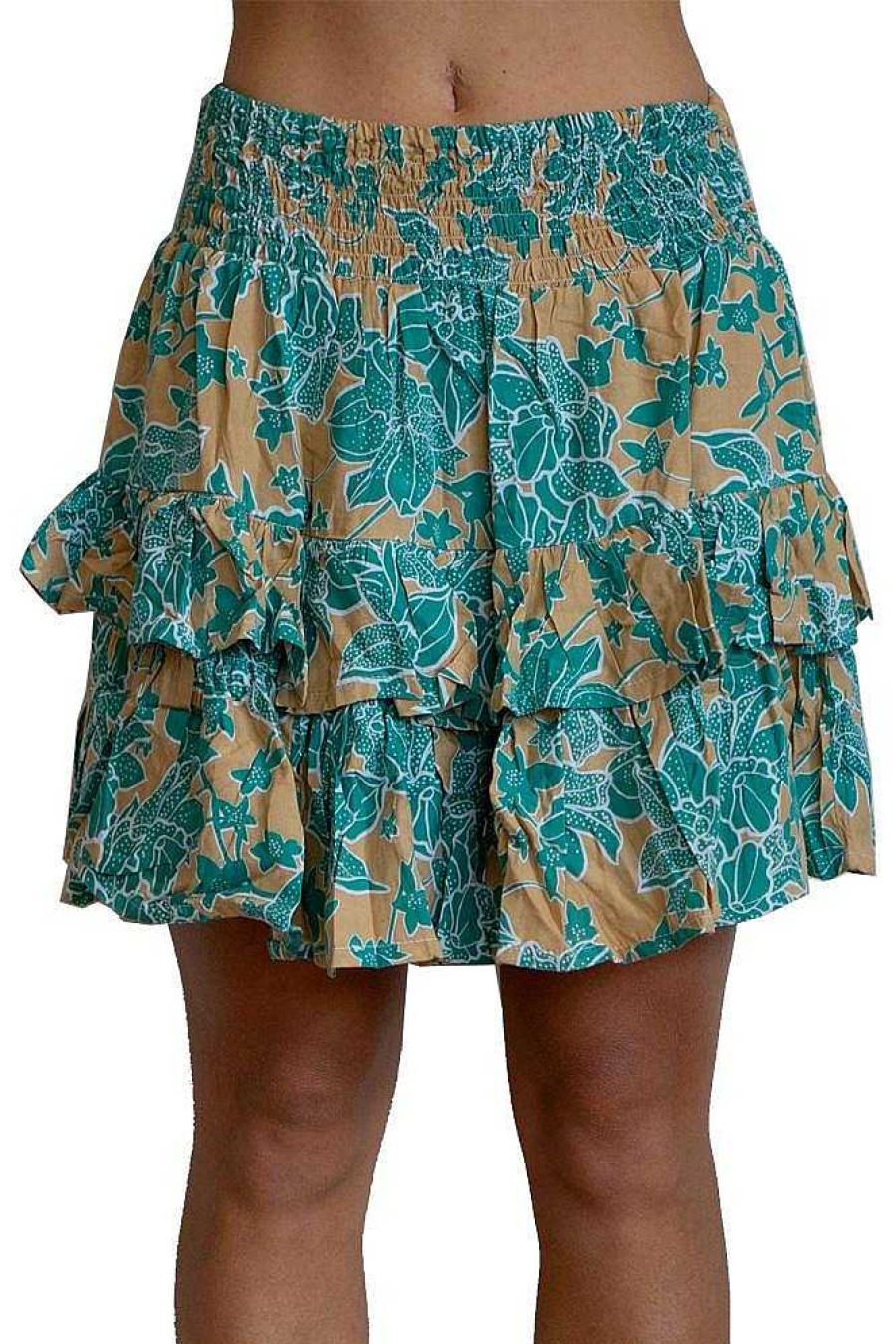 Ladies Sundrenched | Havana Skirt "Spot Flower"