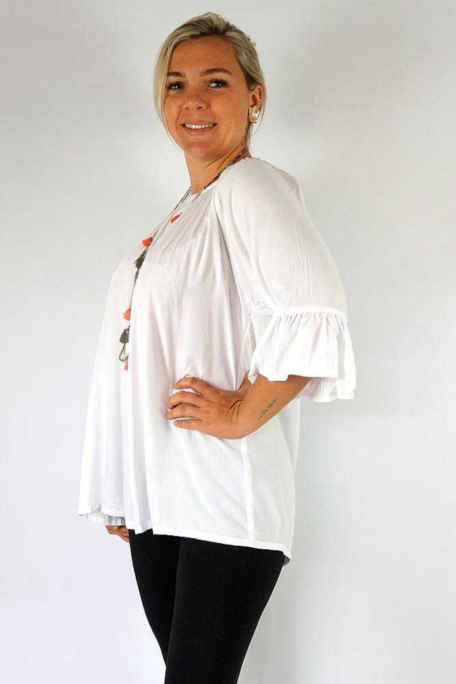 Plus Size Sundrenched | Capri Top "Plain"