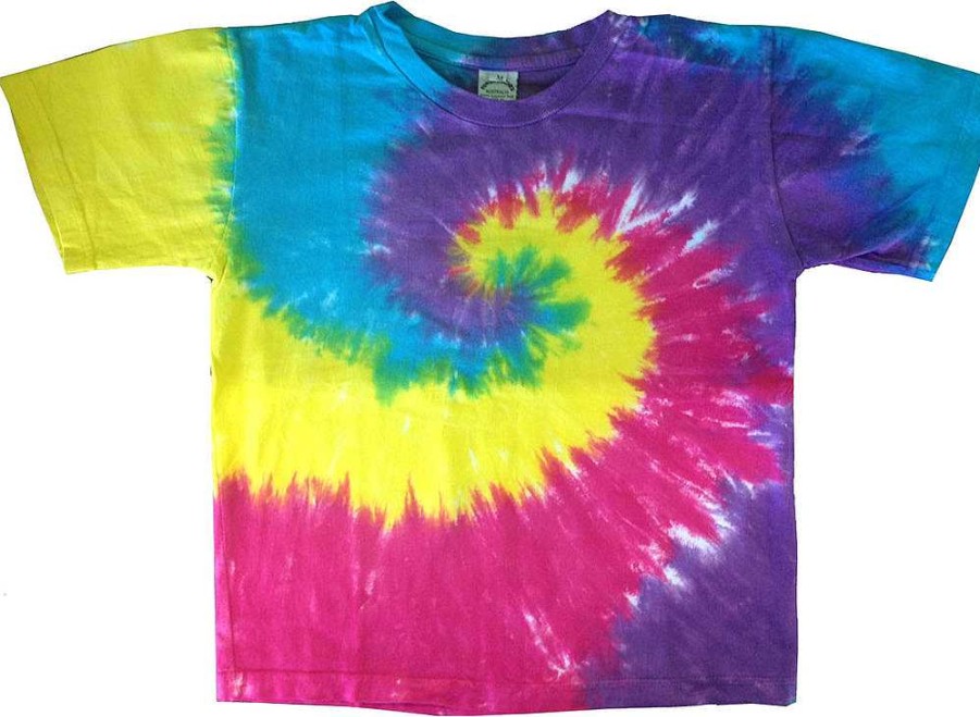 Mens Sundrenched | Kids Unisex Tie Dye T-Shirt " " Spiral