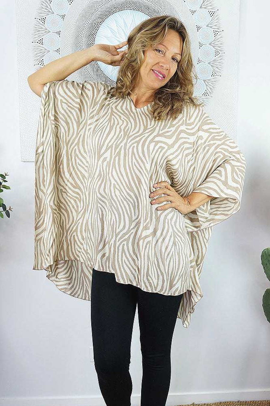 Plus Size Sundrenched | Short Tunic "Madagascar"