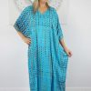 Ladies Sundrenched Regular Kaftans | Long Kaftan "Crackle" Tie Dye