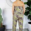 Ladies Sundrenched Long Jumpsuits | Long Jumpsuit Paisley Lime