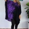 Ladies Sundrenched | Short Tunic Palm Frond