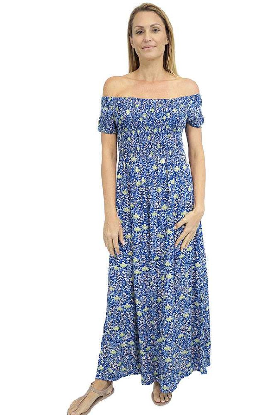 Ladies Sundrenched Long Dresses | Willow Dress "Cascade"