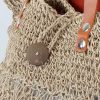 Accessories Sundrenched Carry Bags | Square Sea Grass Carry Bags Square With Coconut Closer