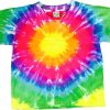 Kids Sundrenched Kids Shirts | Kids Unisex Tie Dye T-Shirt " " Circle