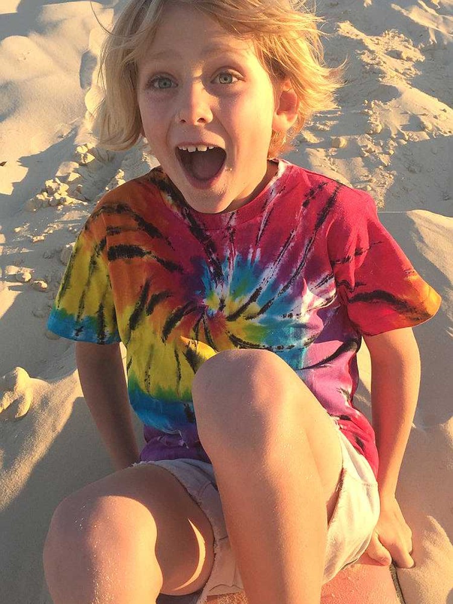 Kids Sundrenched Kids Shirts | Kids Unisex Tie Dye T-Shirt " " Twist