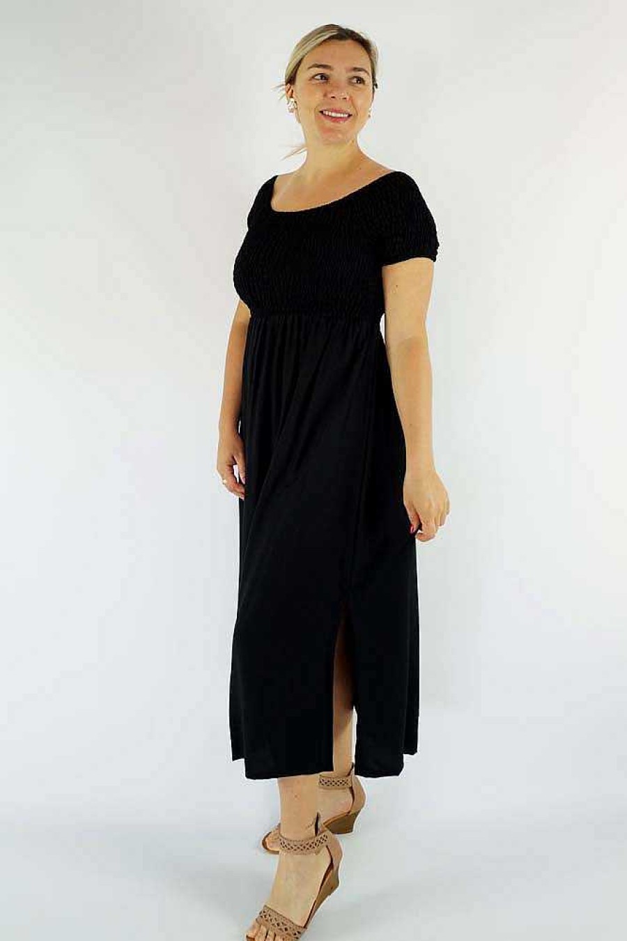 Ladies Sundrenched Long Dresses | Willow Dress "Plain"