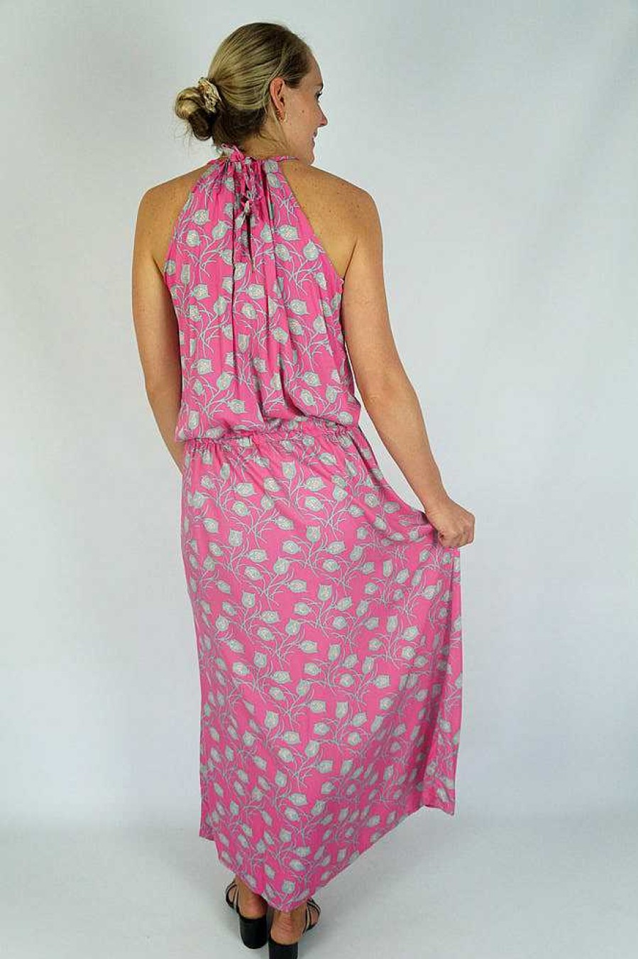 Ladies Sundrenched Long Dresses | Long Chloe Dress "Tulips"