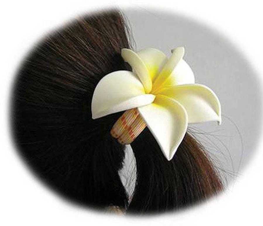 Accessories Sundrenched | Frangipani Elastic Hair Band Red