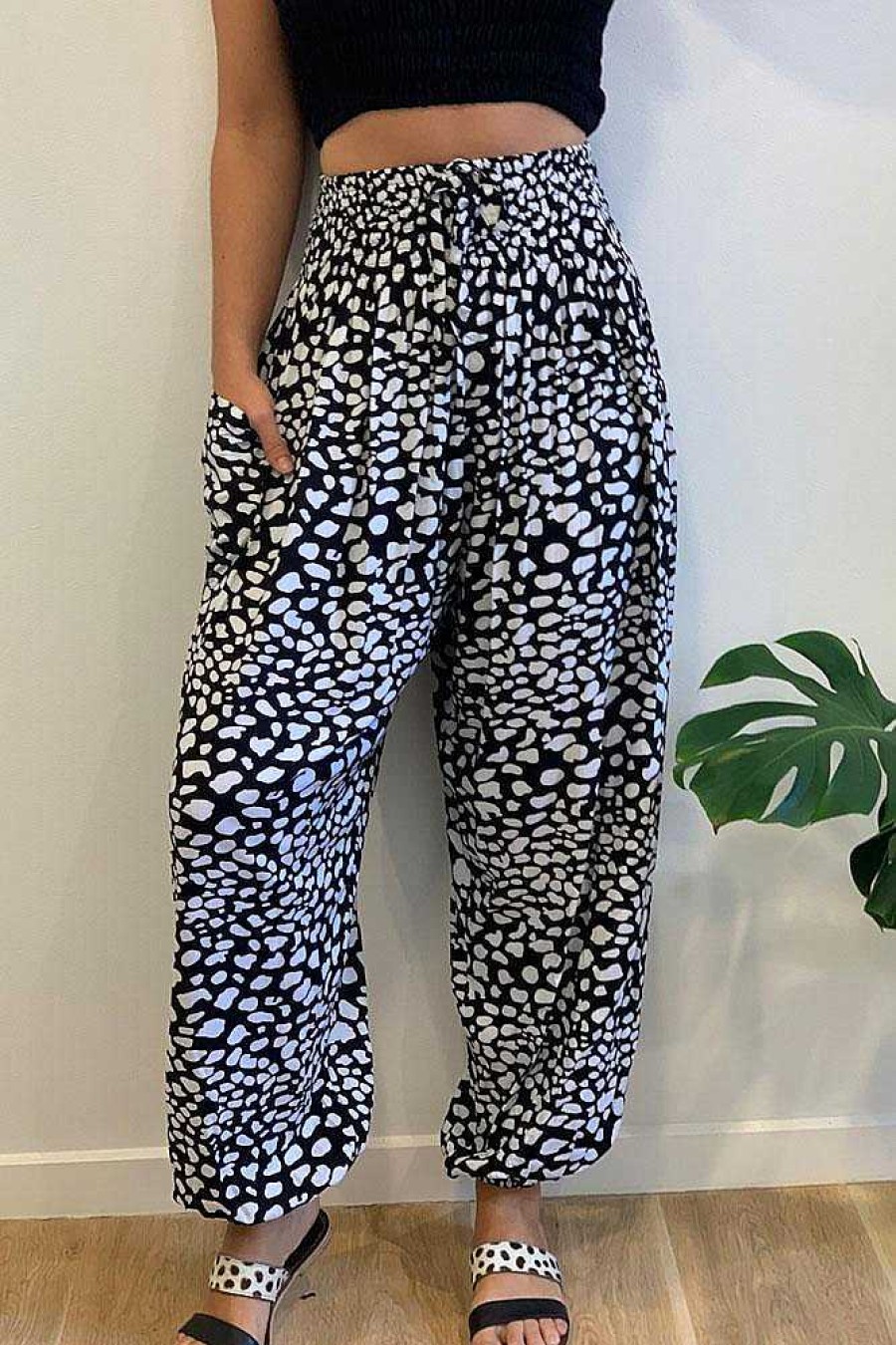 Plus Size Sundrenched | Harem Pant "Spotty"