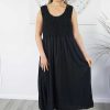 Ladies Sundrenched Mid Length Dresses | Bubble Dress "Plain"