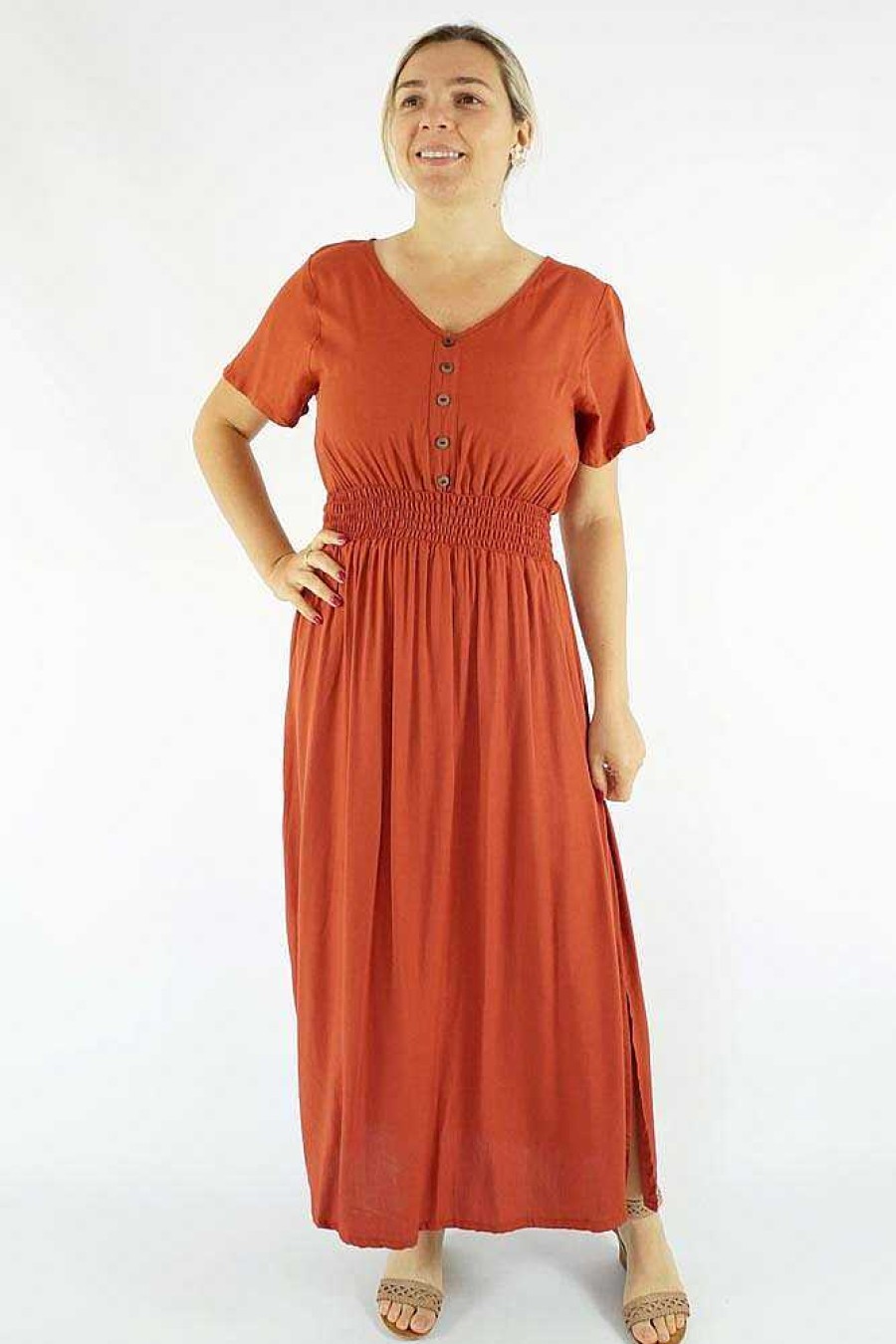 Ladies Sundrenched Long Dresses | Katie Dress "Plain"