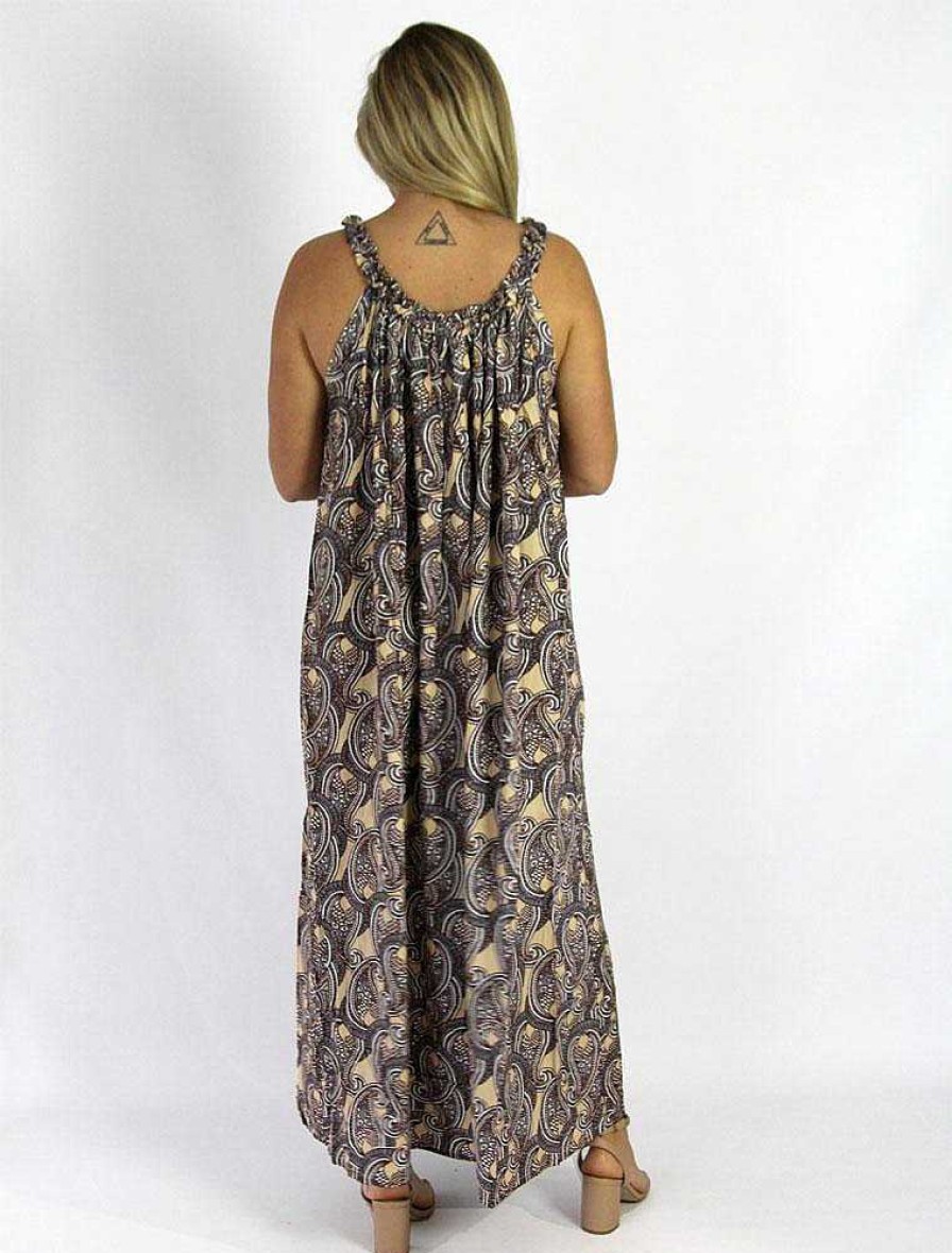 Ladies Sundrenched Long Dresses | Long Magnum "Calcutta" Brown