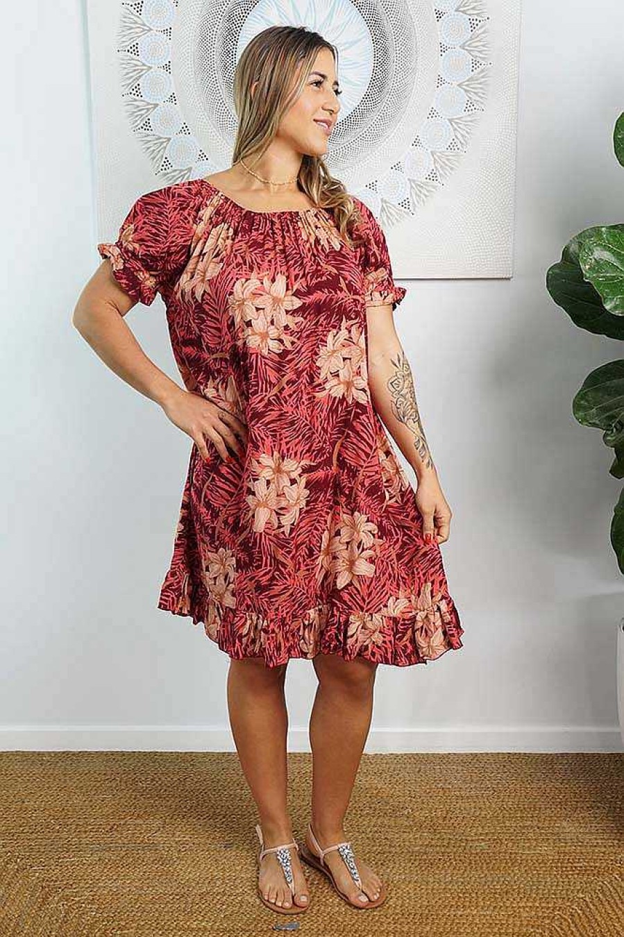 Plus Size Sundrenched | Diva Dress "Orchids"