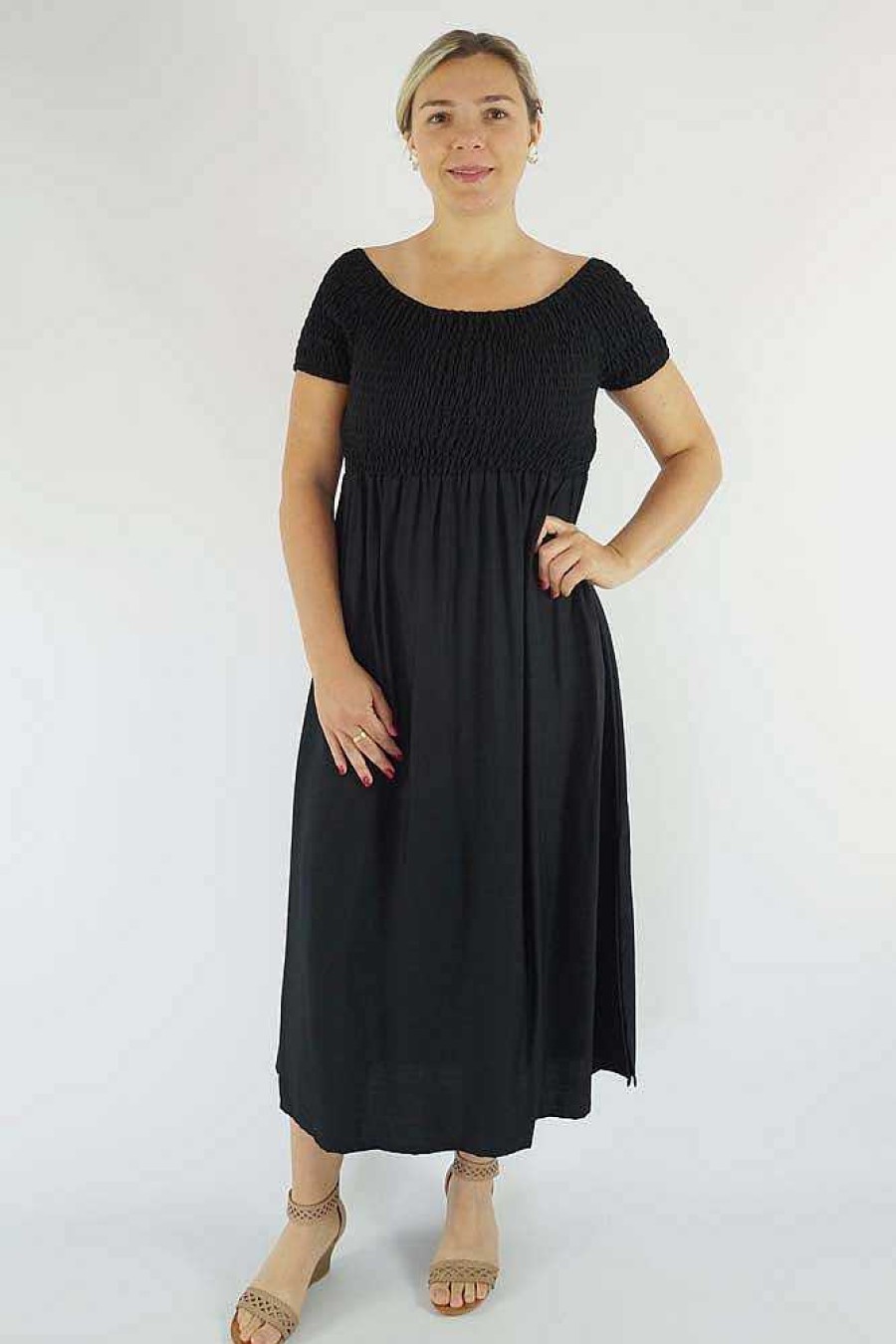 Ladies Sundrenched Long Dresses | Willow Dress "Plain"