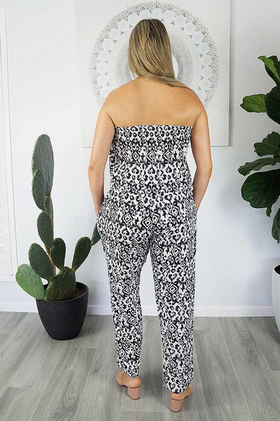 Ladies Sundrenched Long Jumpsuits | Long Jumpsuit Interlock