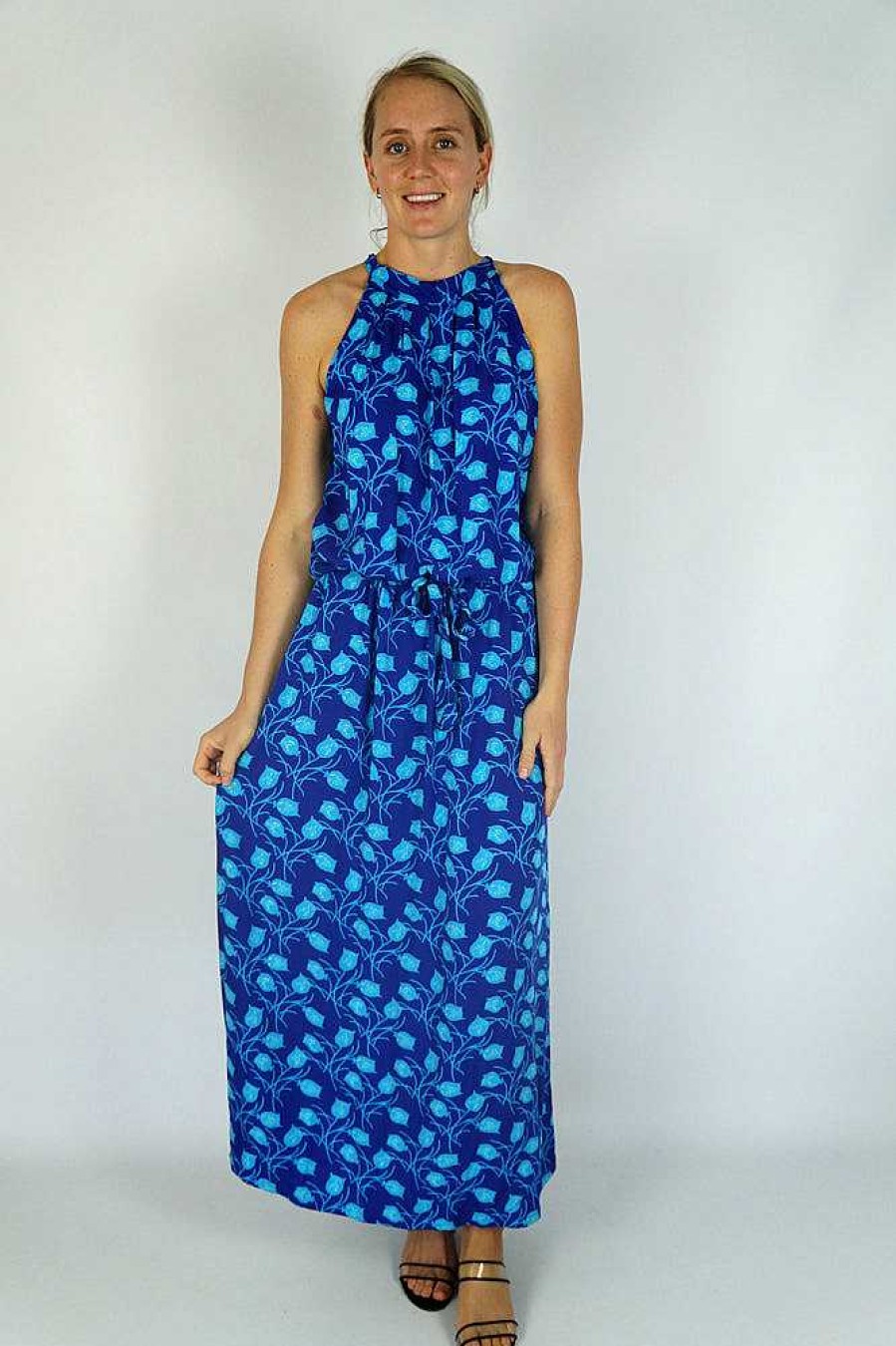 Ladies Sundrenched Long Dresses | Long Chloe Dress "Tulips"