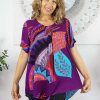 Ladies Sundrenched | Newport Top "Aztec" Purple