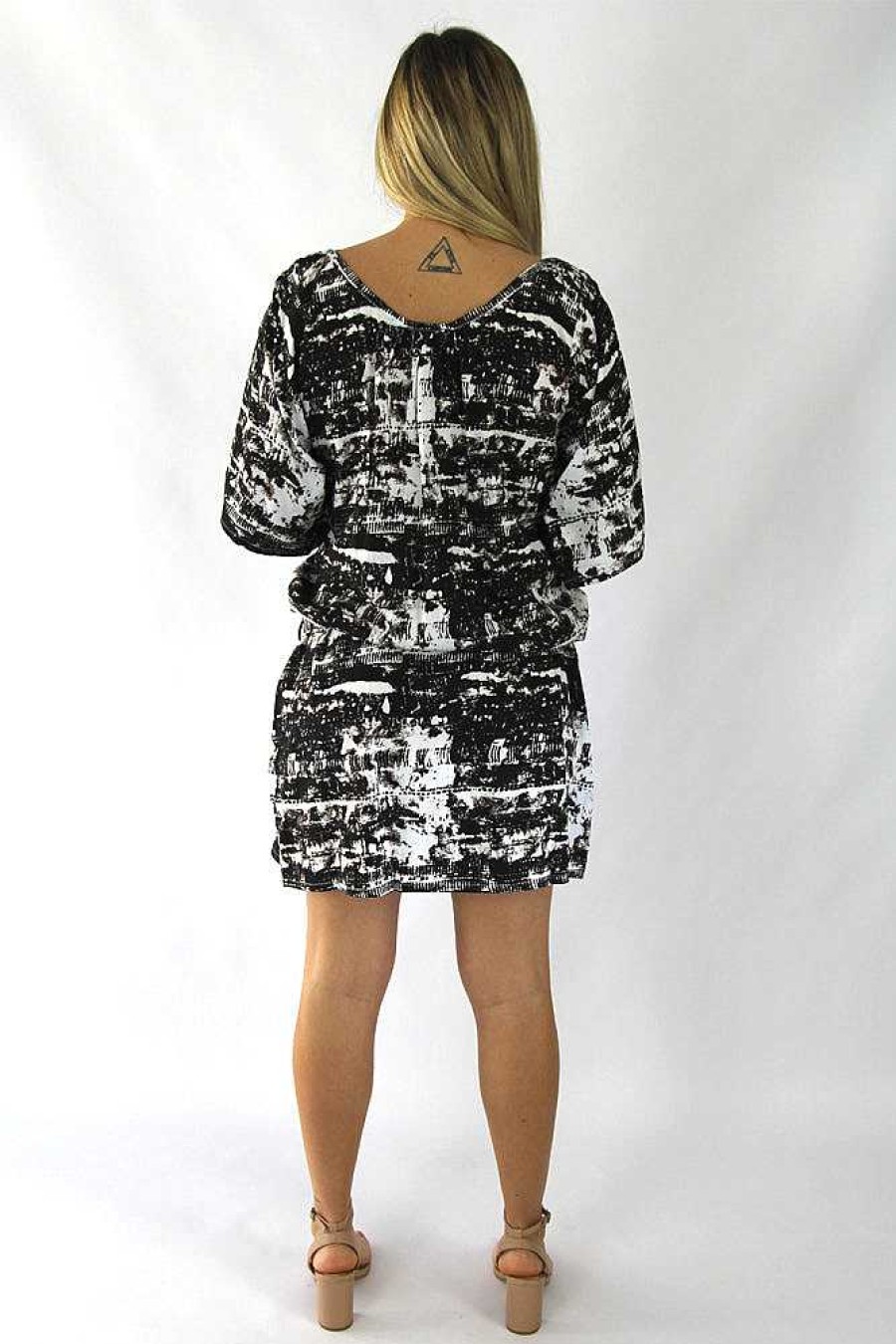 Ladies Sundrenched Short Dresses | Hayman Dress "Coco" Black