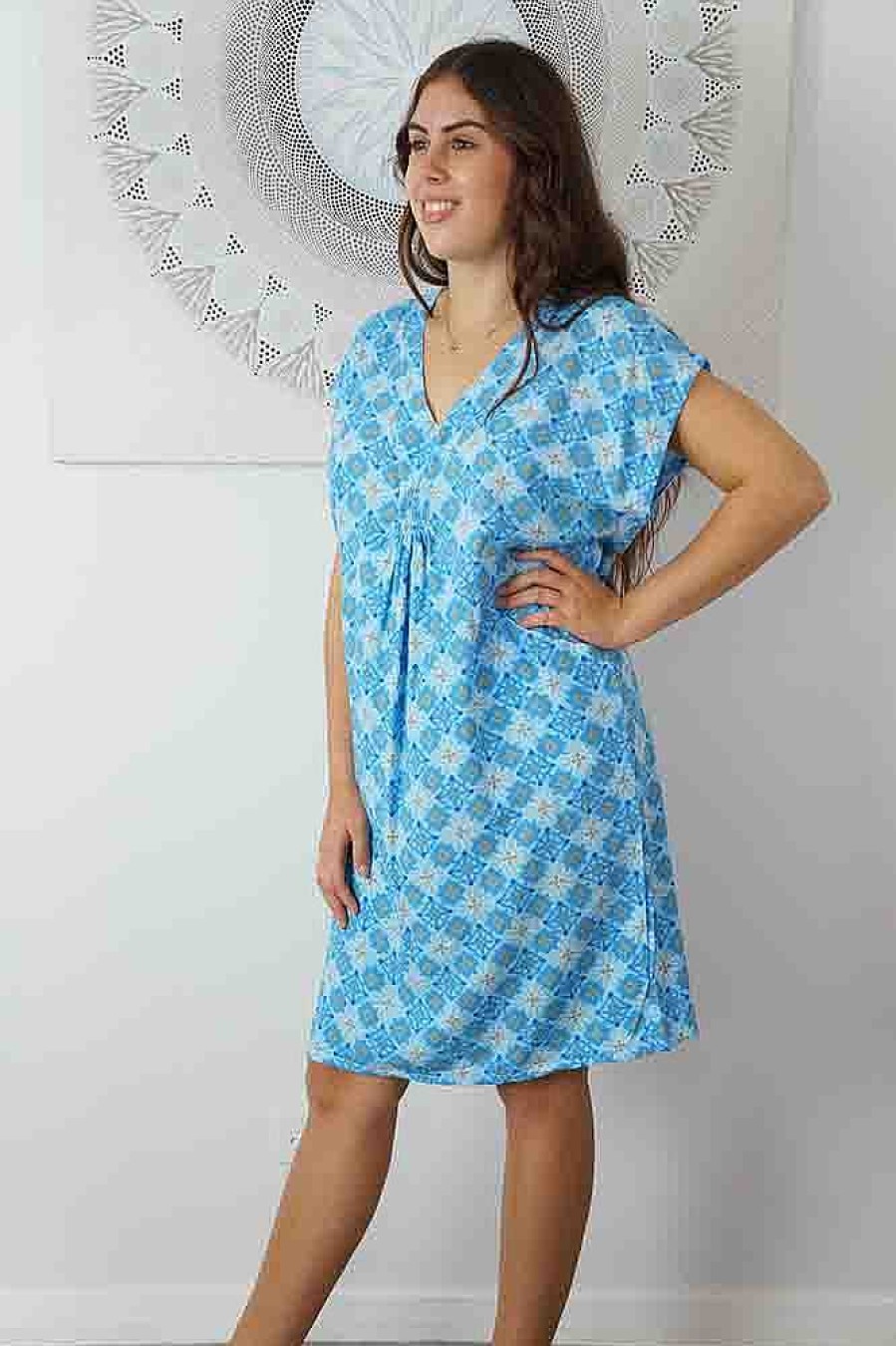 Ladies Sundrenched Short Dresses | Cruiser Dress "Snowflower"