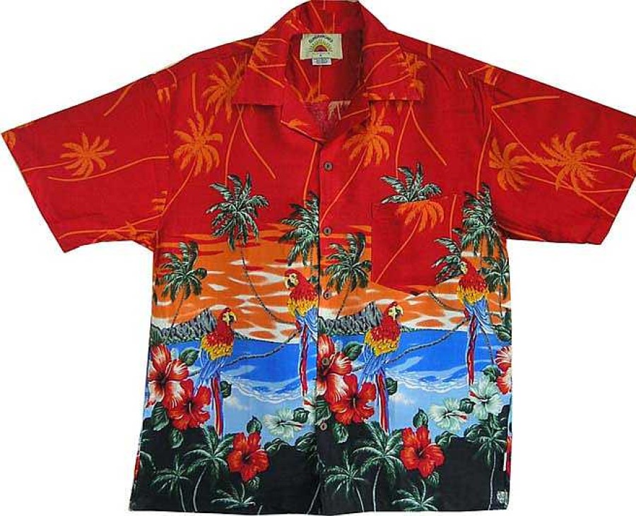 Mens Sundrenched | Parrot Shirt