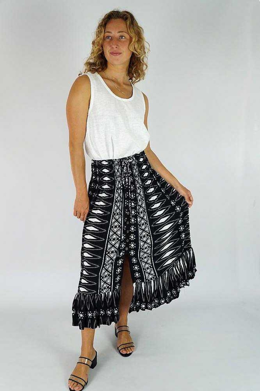 Ladies Sundrenched | Tangelo Skirt "Tiffany" Black