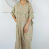 Plus Size Sundrenched Premium Kaftans | Premium Long Kaftan "Palm Madness"