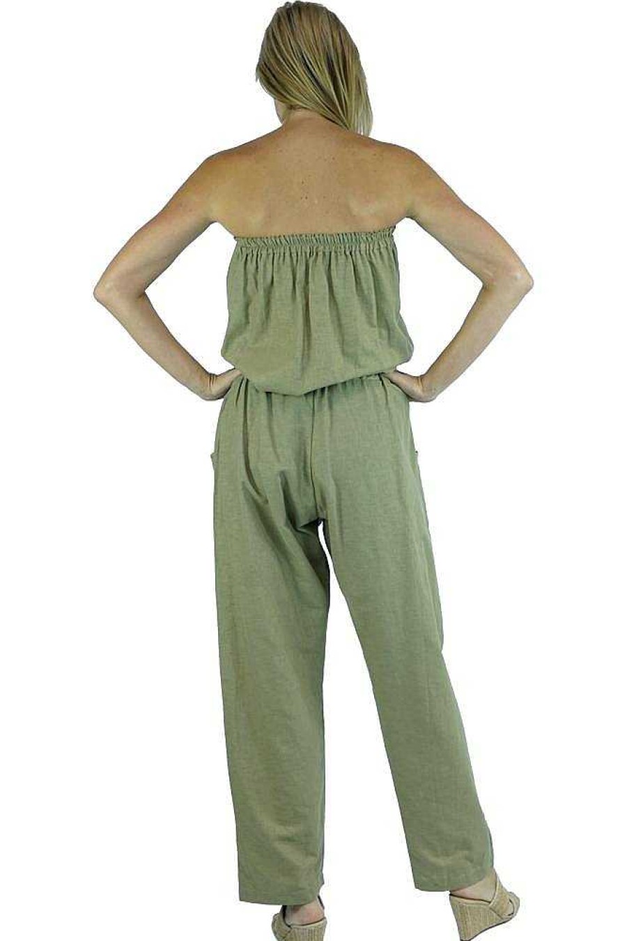 Ladies Sundrenched | Infinity Long Jumpsuit Plain