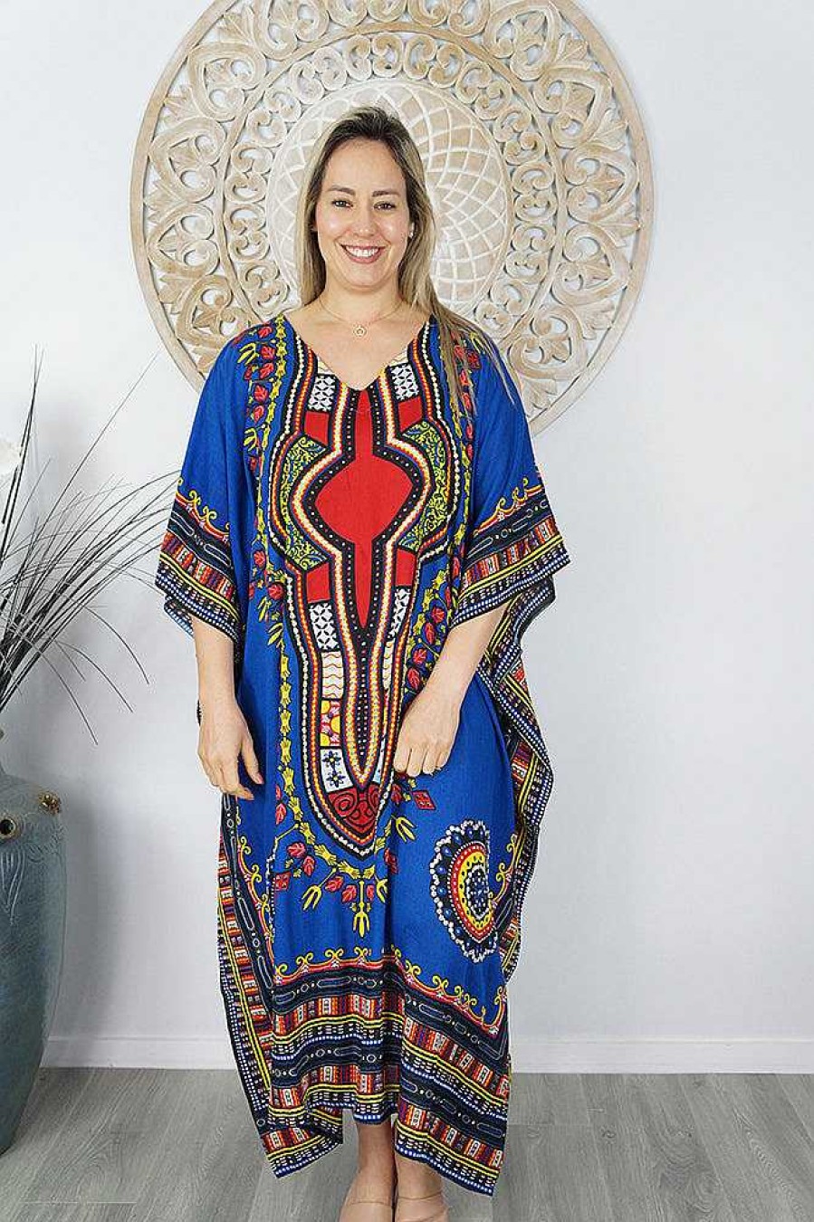 Ladies Sundrenched Regular Kaftans | Long Kaftan "Bling" (Sequined) "Inca"