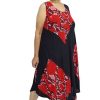 Ladies Sundrenched Mid Length Dresses | Niche Dress "Venom" Print