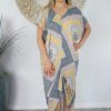 Ladies Sundrenched Long Dresses | Frilled Toga Dress "Maya"