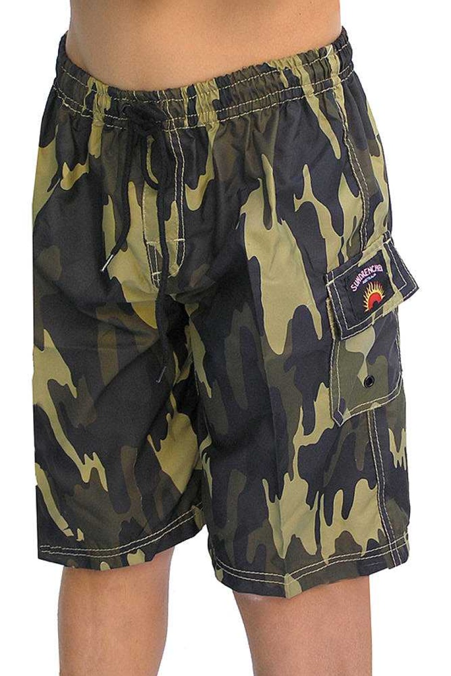 Kids Sundrenched Boys Shorts | Boys "Commando" Shorts